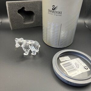 Swarovski Crystal Clear Bear Figurine